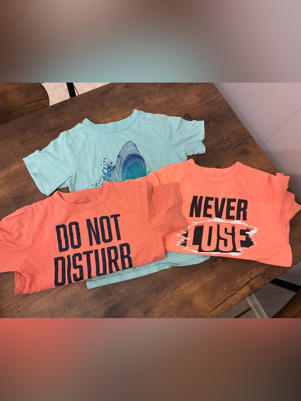 Three Children’s Place Boy’s Small Graphic Tees